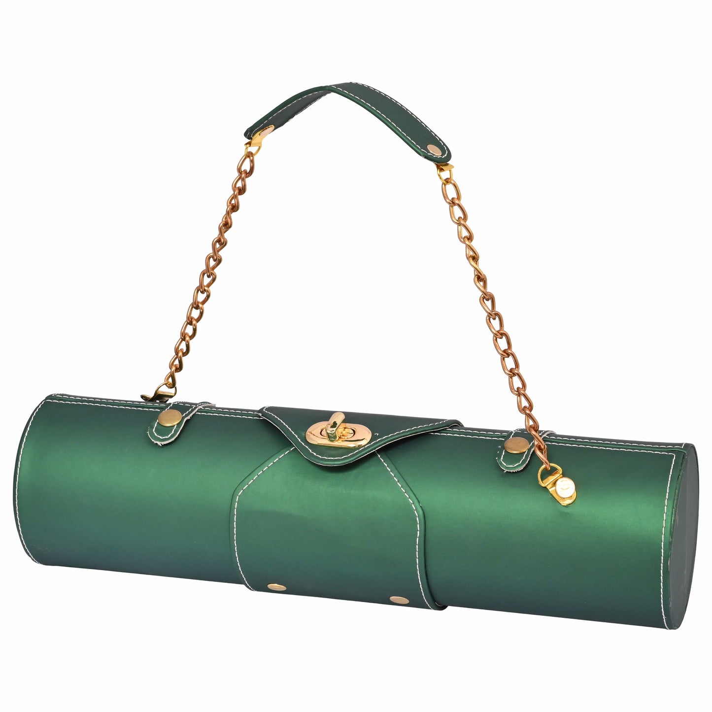 green-wine-holder