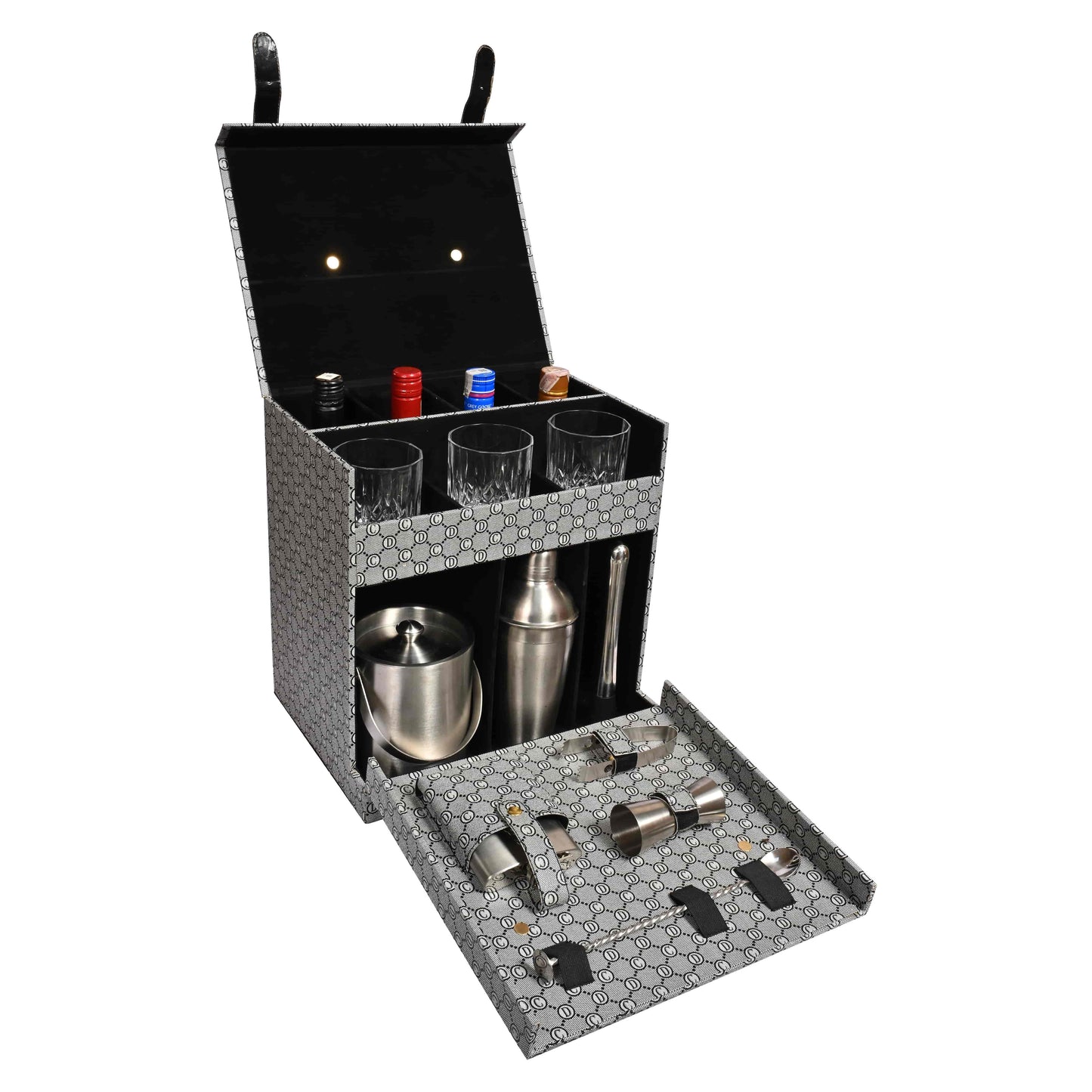 gery-black-checkered-bar-box