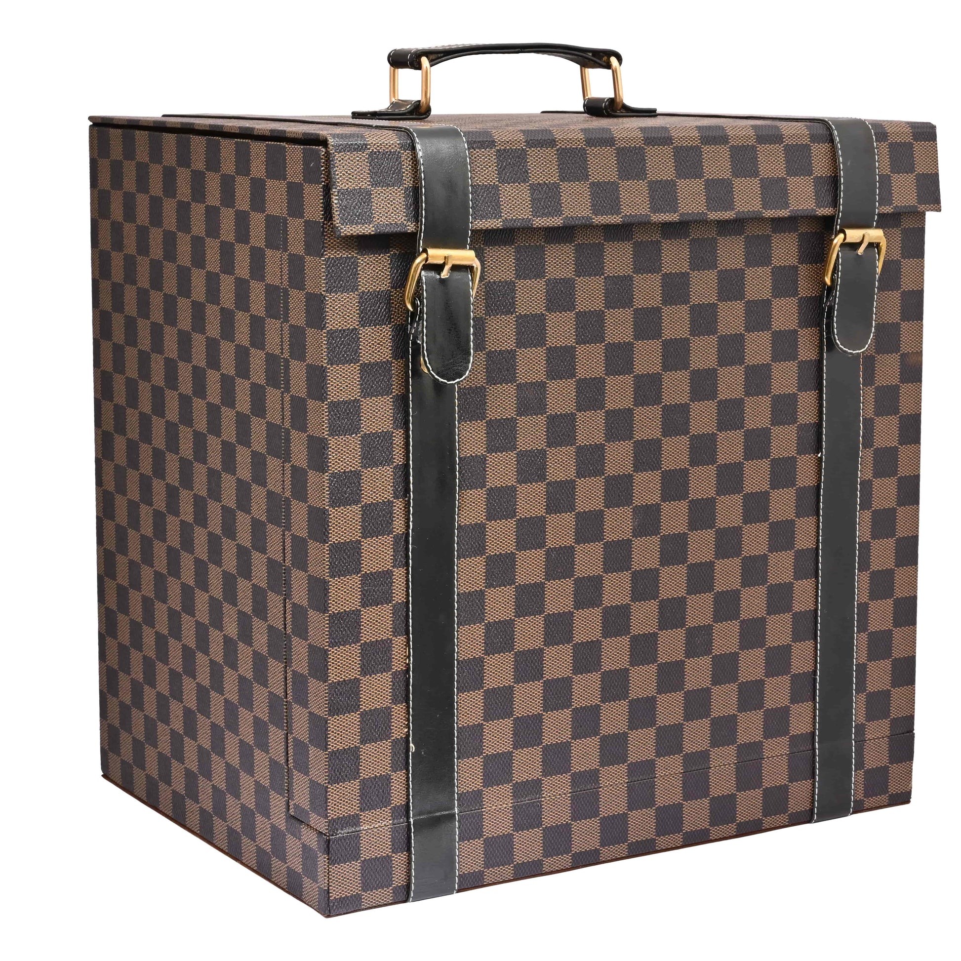 brown-black-checkered-bar-box