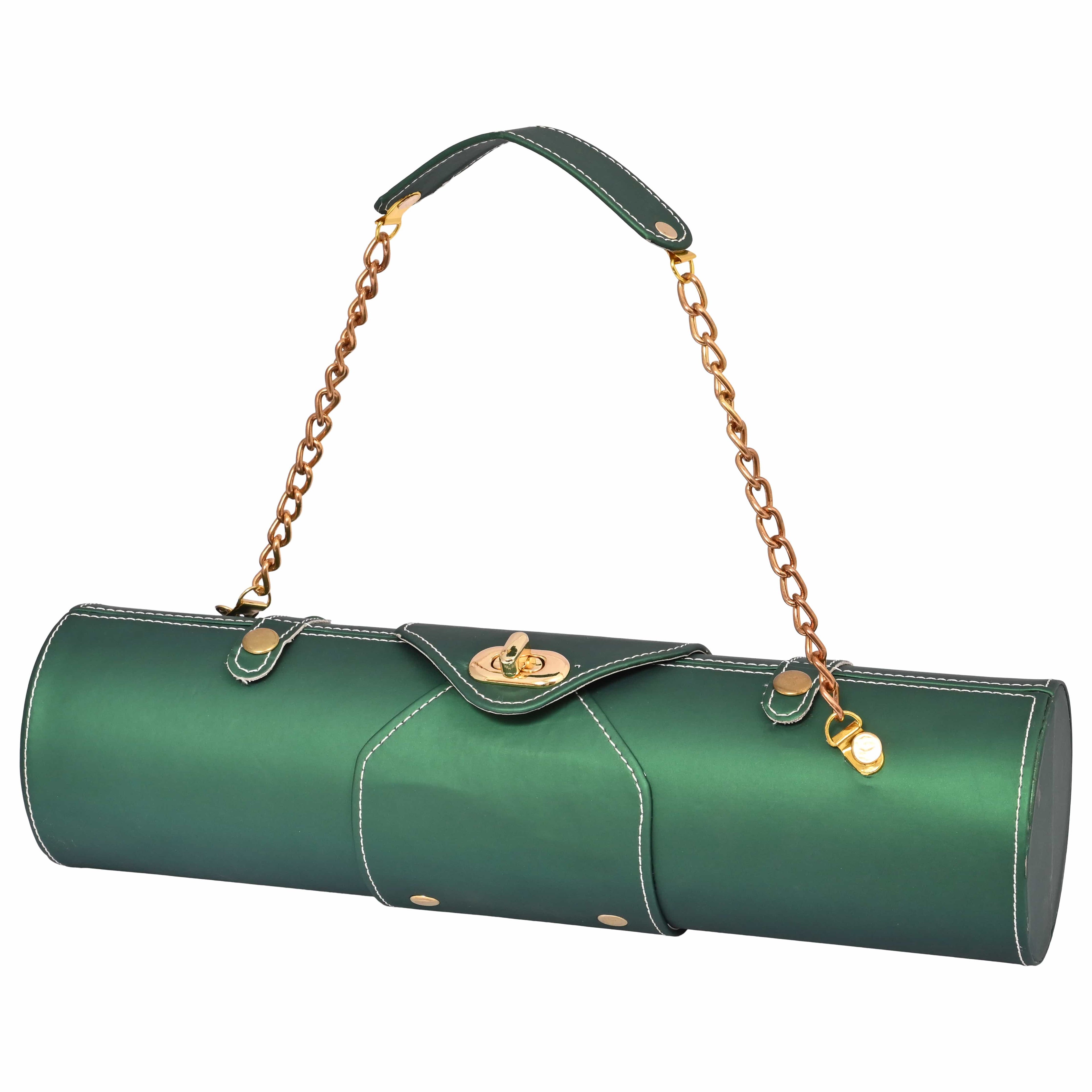 green-wine-holder